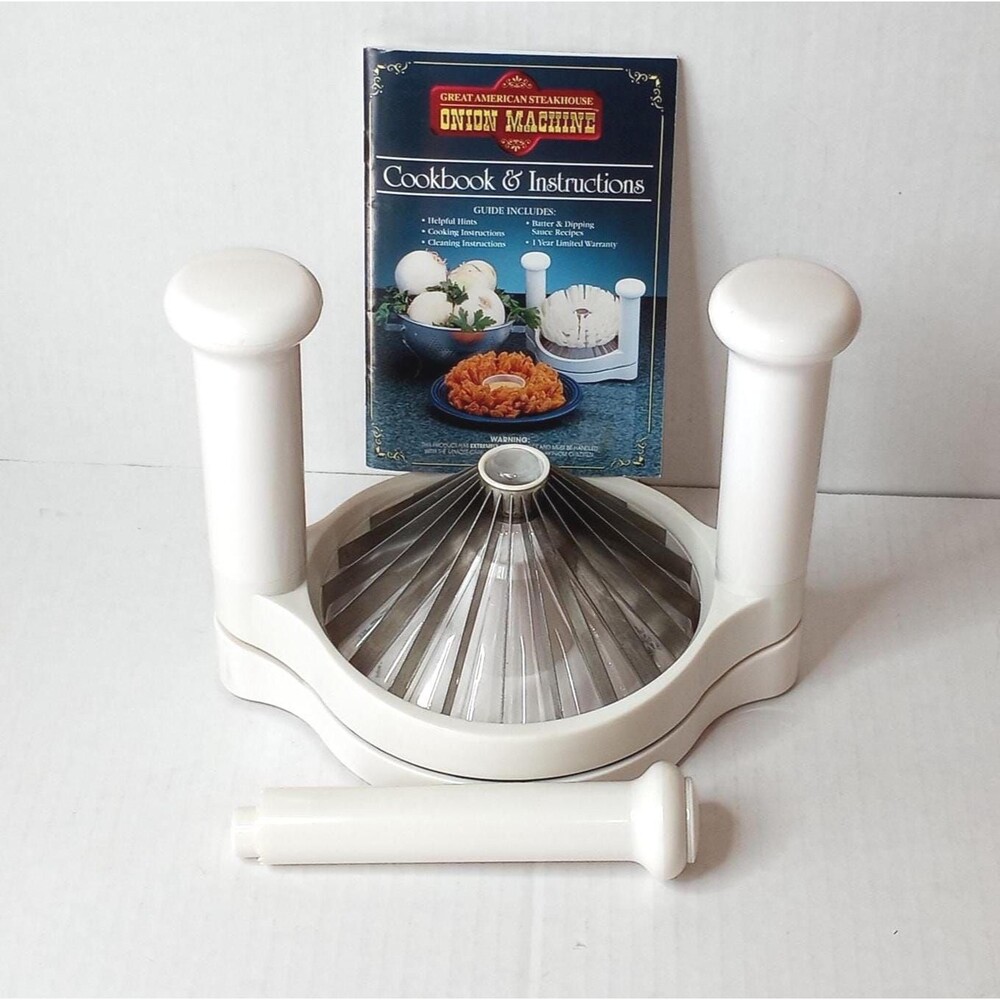 Vintage Great American Steakhouse Blooming Onion Machine Fried Petals Maker 90s